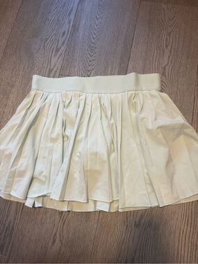TNA Mint Green Pleated Mini Skirt